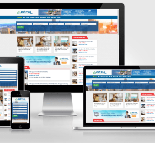 Thiết kế website bất động sản giá rẻ, cực đẹp tại Thanh Hóa