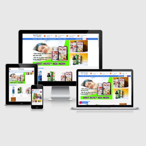 Thiết Kế Website Bán Thuốc MA-139