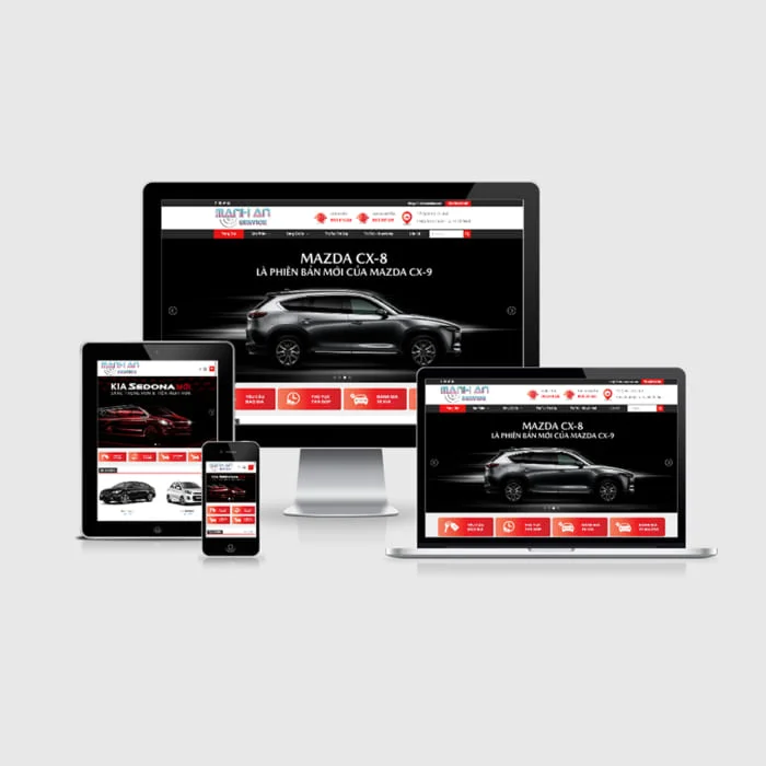 Thiết Kế Website Bán Xe Oto MA-174