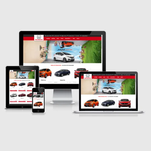 Thiết Kế Website Bán Xe Oto Honda MA-144