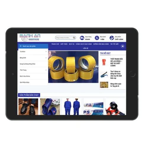 Mẫu Website Bao Bì Nilon MA-196
