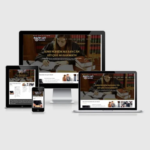 Thiết Kế Website Công Ty Luật Sư MA-059