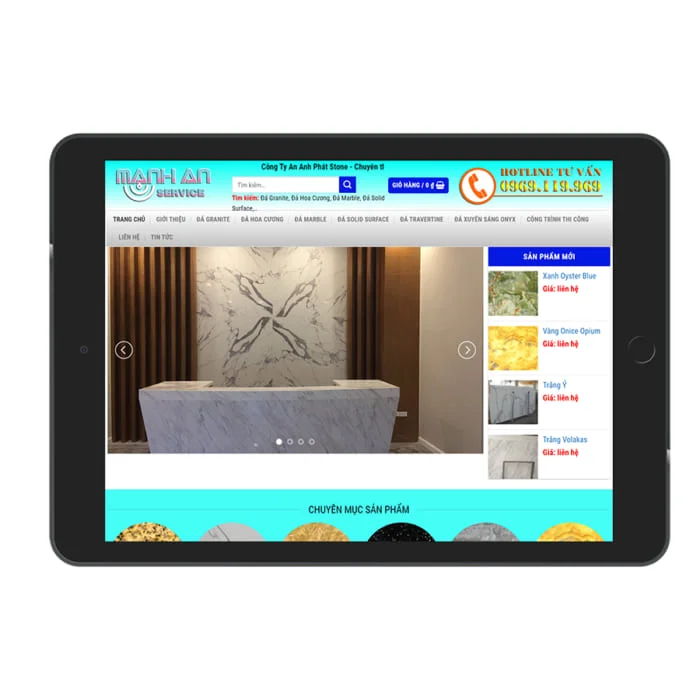 Thiết Kế Website Đá Ốp Lát MA-098