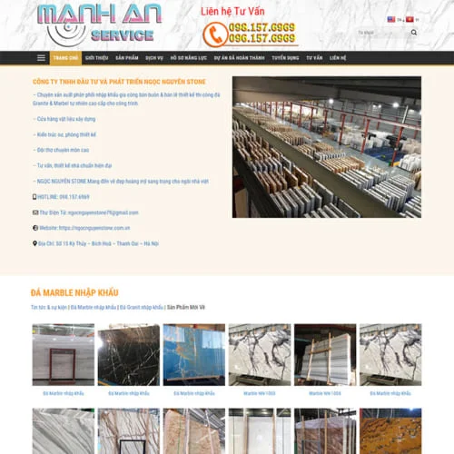 Thiết kế Website Đá Ốp Lát MA-164