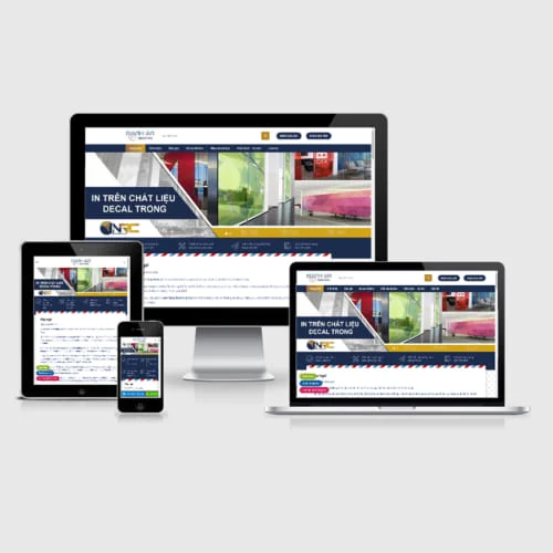 Mẫu Website Decal Dán Kính MA-022