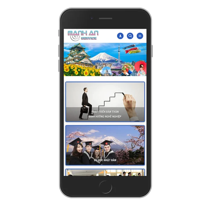 Thiết Kế Website Du Học MA-166
