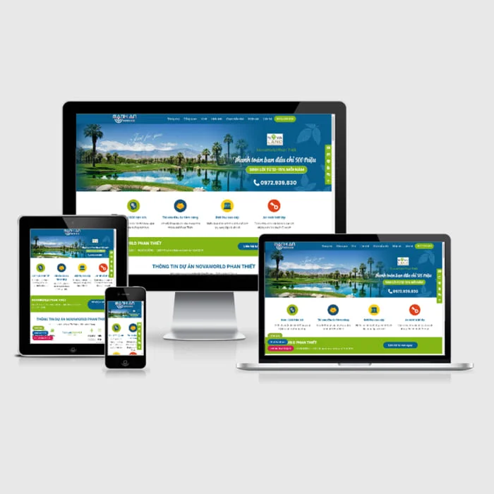 Thiết Kế Website Bất Động Sản MA-010