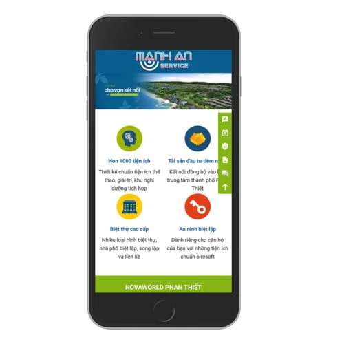 Mẫu Website Landing Page Bất Động Sản MA-010