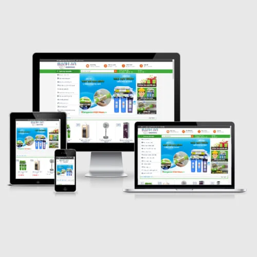 Thiết Kế Website Máy Lọc Nước -  Điện Máy MA-058