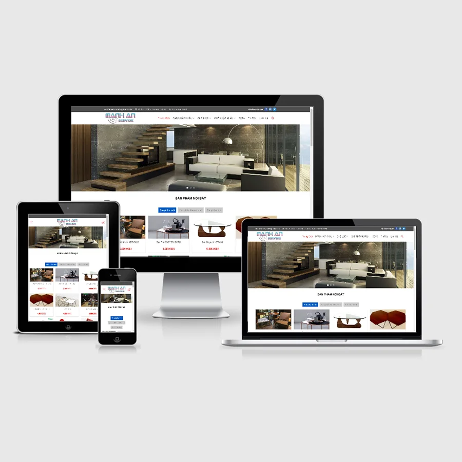 Thiết Kế Website Nội Thất MA-007