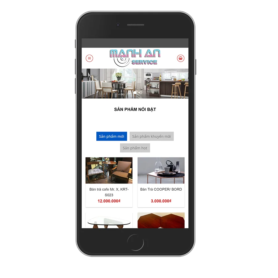 Thiết Kế Website Nội Thất MA-007