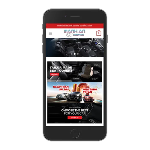 Mẫu Website Nội Thất Oto MA-070