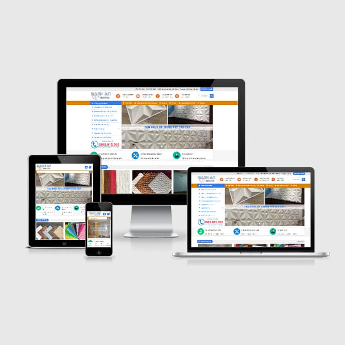 Thiết Kế Website Nội Thất Trang Trí 3D MA-168