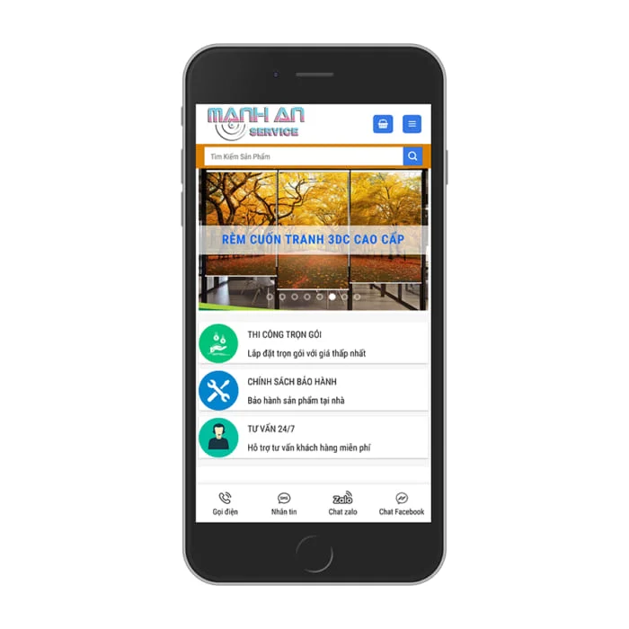 Thiết Kế Website Nội Thất Trang Trí 3D MA-168