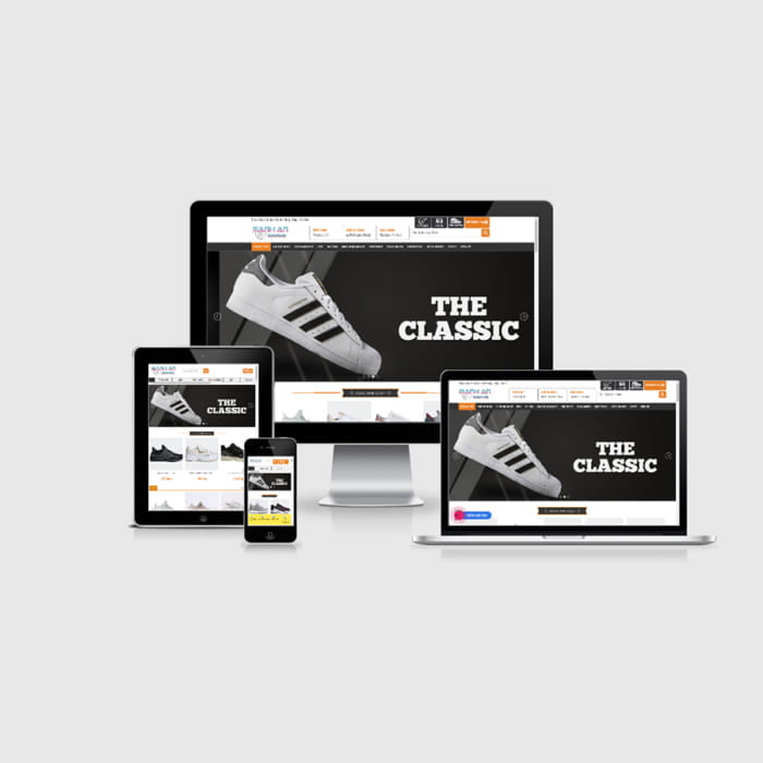 Mẫu Website Shop Bán Giày Adidas MA-097