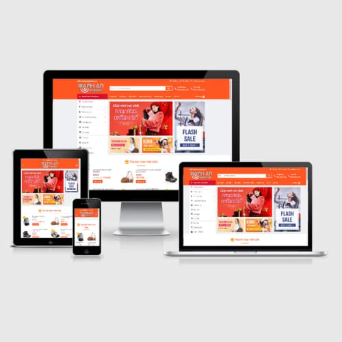 Mẫu Website Shop Thời Trang - Phụ Kiện MA-075