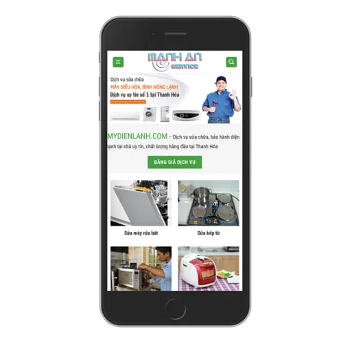Mẫu Website Sửa Điện Lạnh MA-161