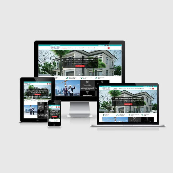 Thiết Kế Website Thi Công Nhà Đẹp MA-183
