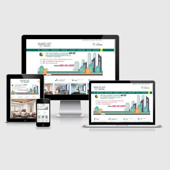 Thiết Kế Website Thiết Kế Kiến Trúc, Nội Thất MA-069