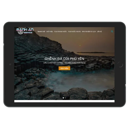 Mẫu Website Tour Du Lịch, Kiến Thức Du Lịch MA-028