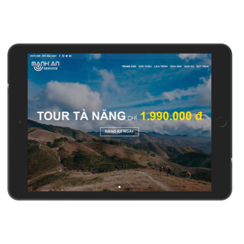 Mẫu Website Tour Du Lịch MA-080