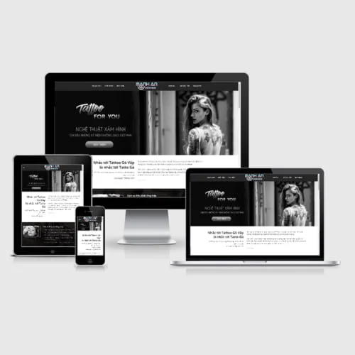 Thiết Kế Website Xăm Hình, Tattoo MA-081