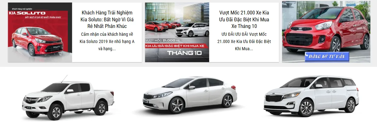Thiết Kế Website Bán Xe Oto MA-174