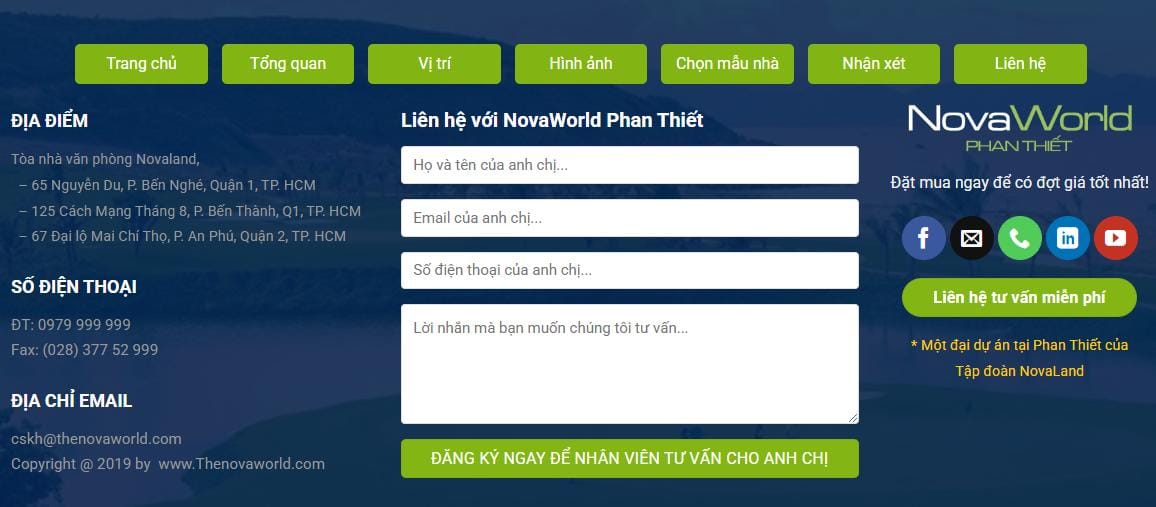 Thiết Kế Website Bất Động Sản MA-010