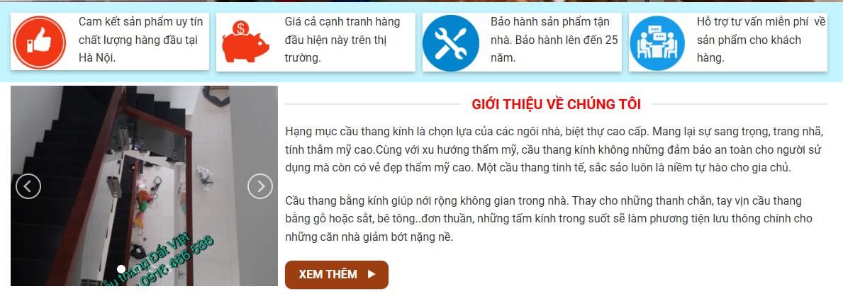 Thiết Kế Website Cầu Thang MA-103