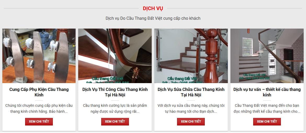 Thiết Kế Website Cầu Thang MA-103