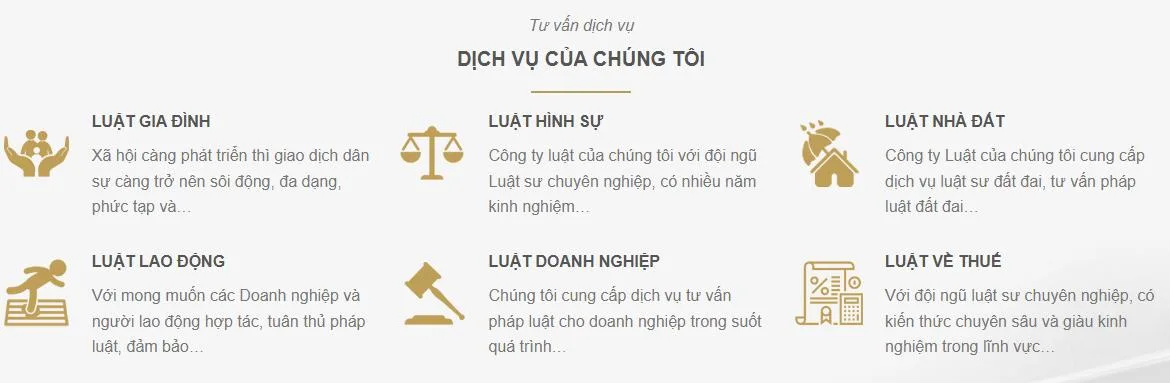 Thiết Kế Website Công Ty Luật Sư MA-059