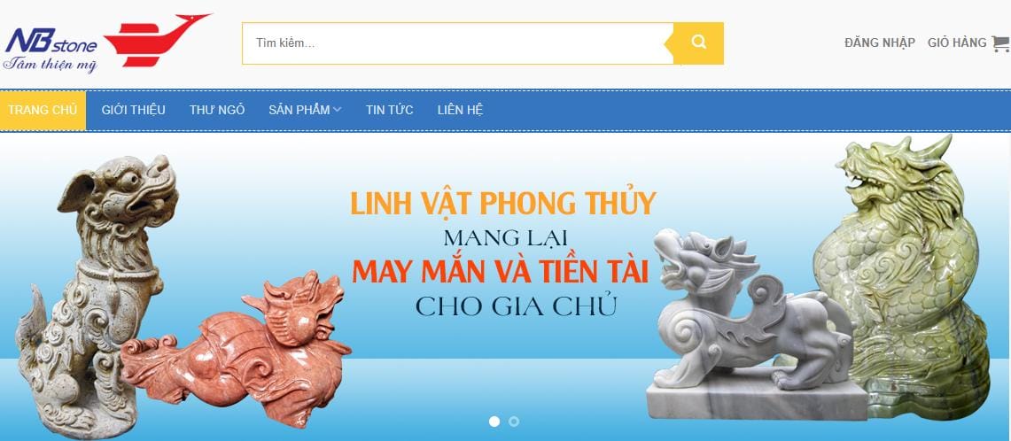 Thiết Kế Website Đá Mỹ Nghệ - Lăng Mộ Đá MA-013