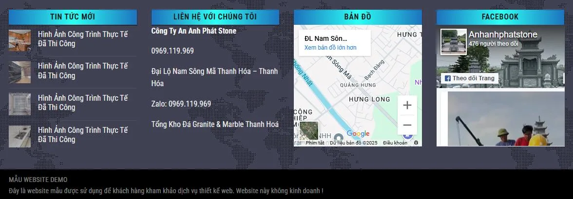 Thiết Kế Website Đá Ốp Lát MA-098