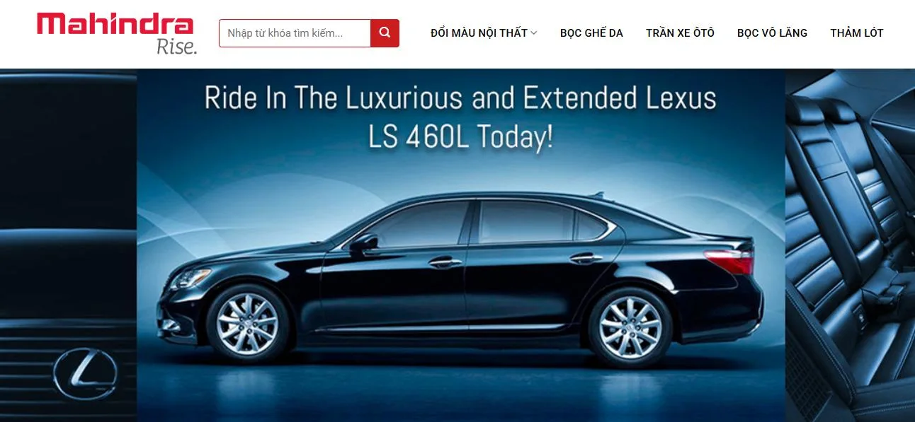 Thiết Kế Website Nội Thất Oto MA-070