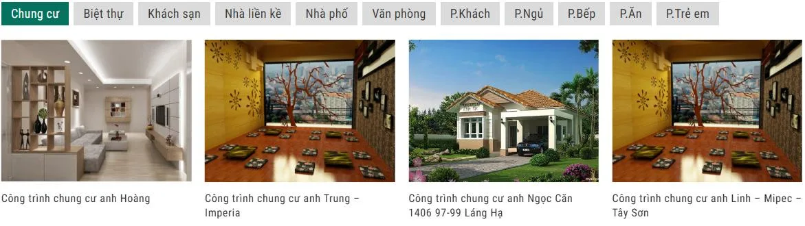 Thiết Kế Website Thiết Kế Kiến Trúc, Nội Thất MA-069