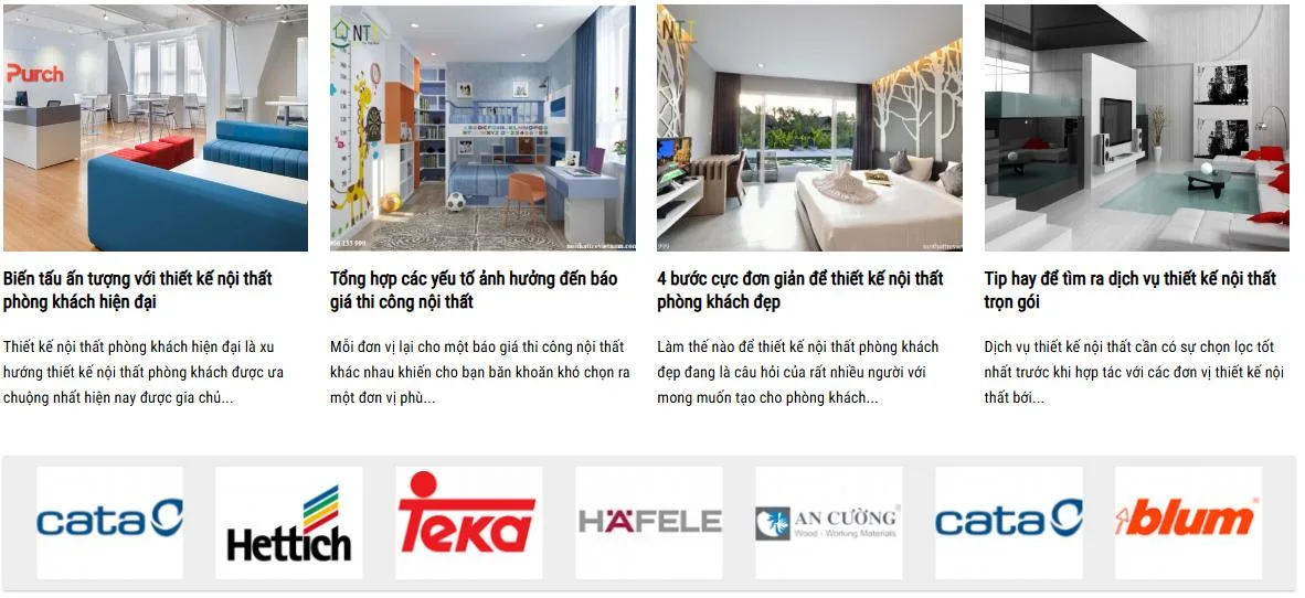 Thiết Kế Website Thiết Kế Kiến Trúc, Nội Thất MA-069