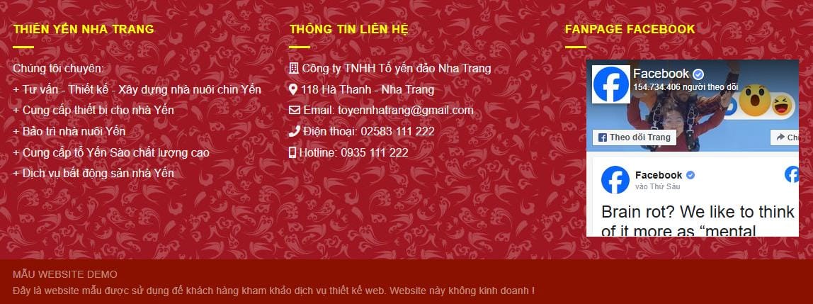 Thiết Kế Website Thực Phẩm Chức Năng, Bán Tổ Yến MA-104