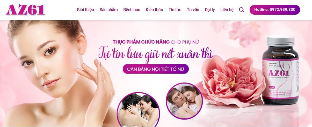 Thiết Kế Website Thực Phẩm Chức Năng MA-110