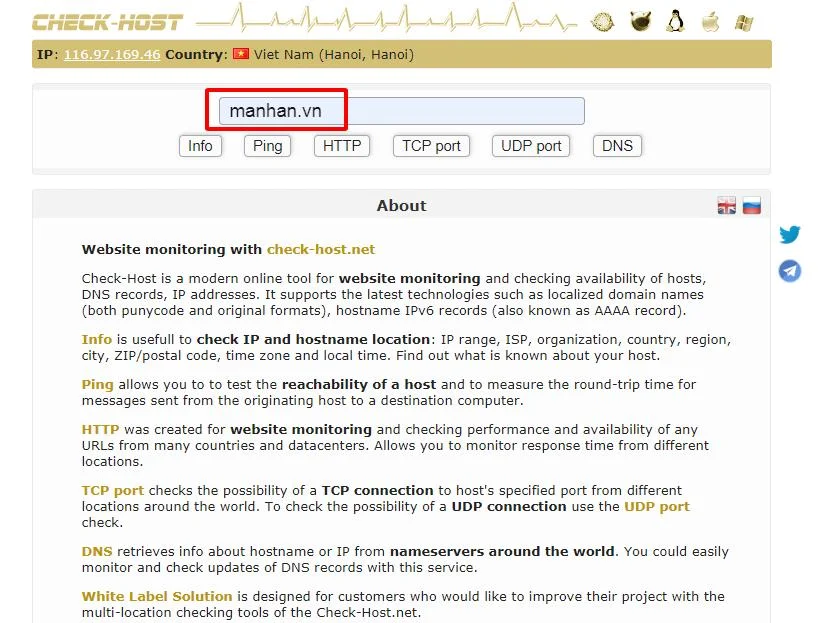 Cách kiểm tra hosting website đặt ở đâu?
