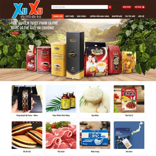 Thiết Kế Website Bán Thực Phẩm Sạch MA-220