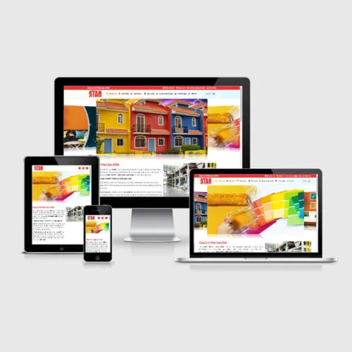 Thiết Kế Website Dịch Vụ Sơn Nhà, Bán Sơn MA-212