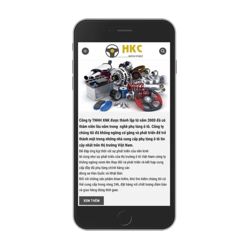 Mẫu Website Nội Thất Oto MA-214