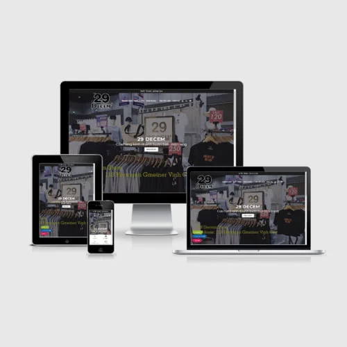 Thiết Kế Website Thời Trang MA-218