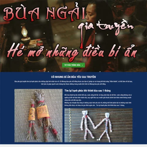 Thiết Kế Website Bùa Yêu MA-239 Thiết Kế Website Bùa Yêu MA-239