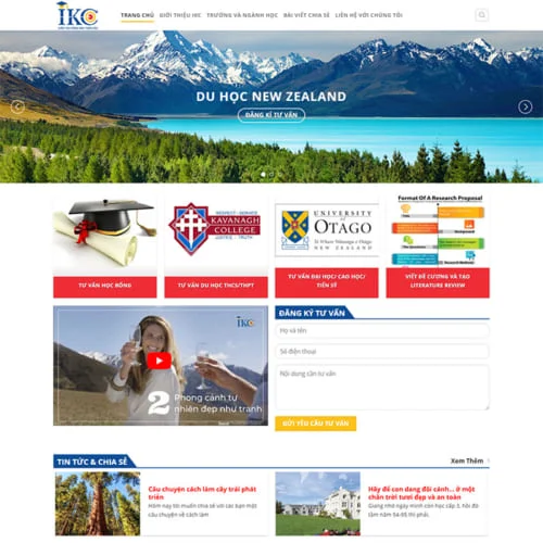 Thiết Kế Website Du Học MA-223