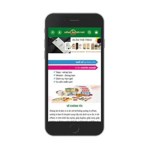Mẫu Website In Ấn MA-227