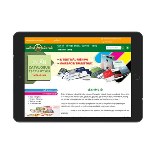 Mẫu Website In Ấn MA-227