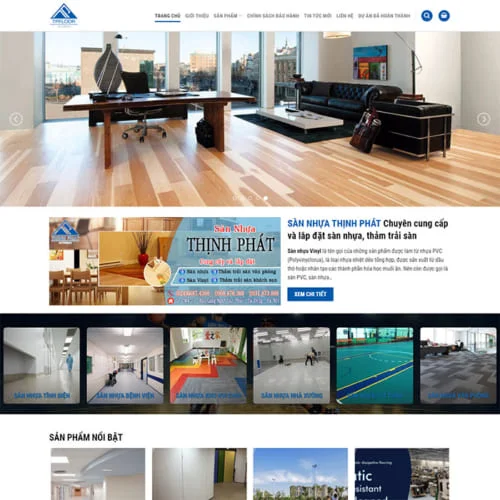 Thiết Kế Website Sàn Nhựa ,Thảm Trải Sàn MA-228