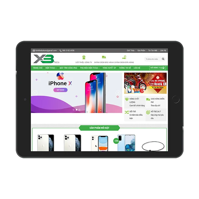 Thiết Kế Website Điện Thoại MA-233