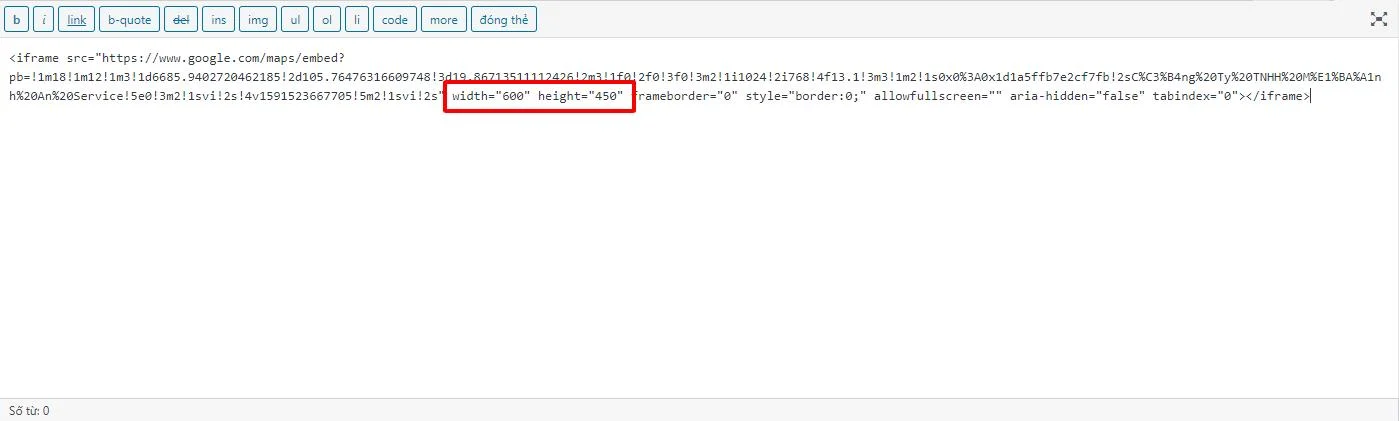 Hướng Dẫn Nhúng Bản Đồ Vào Website